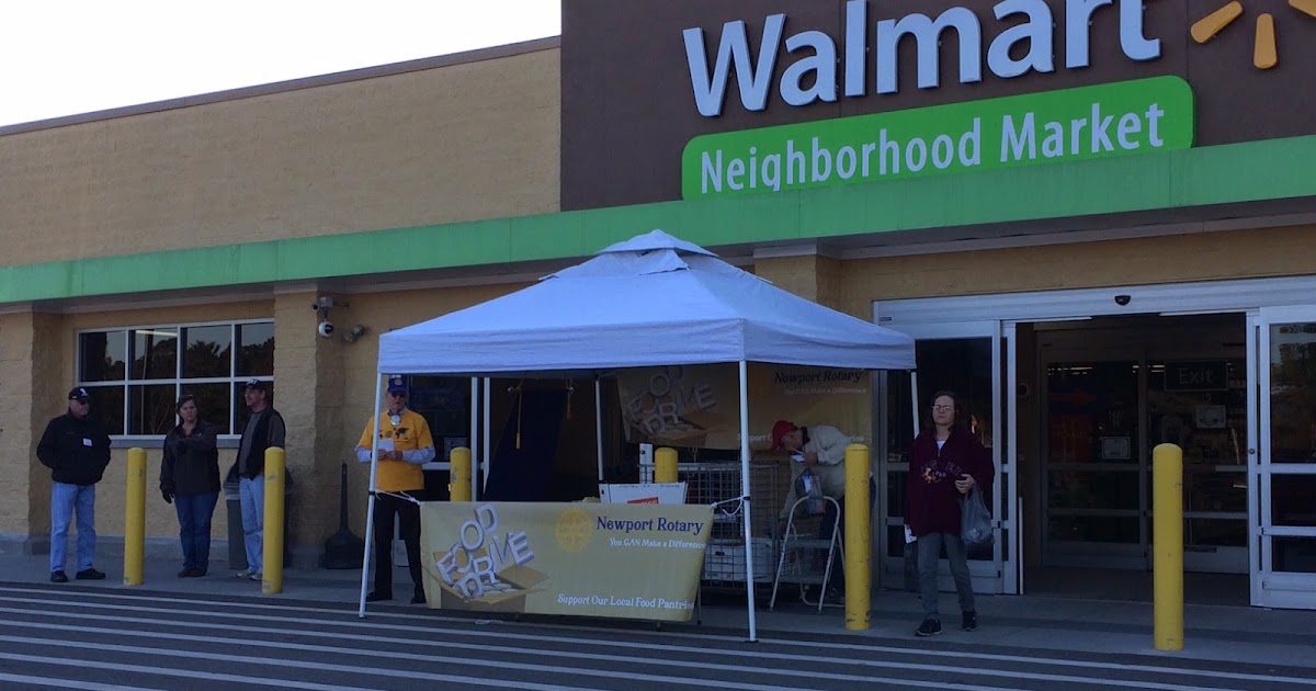 Newport NC Rotary Club: Newport Rotarians Collect for Food Pantry