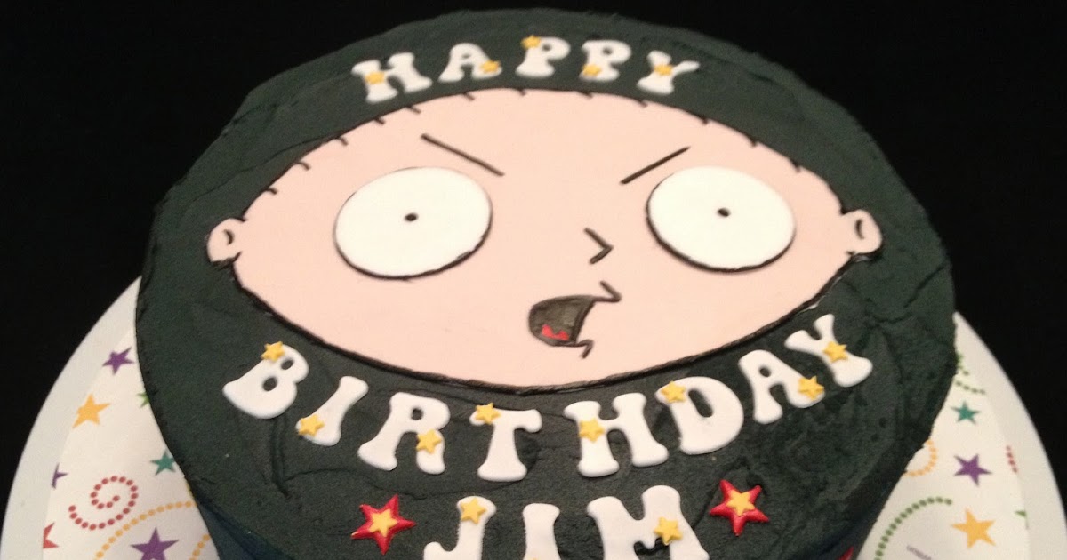 Stewie Griffin Birthday Cake