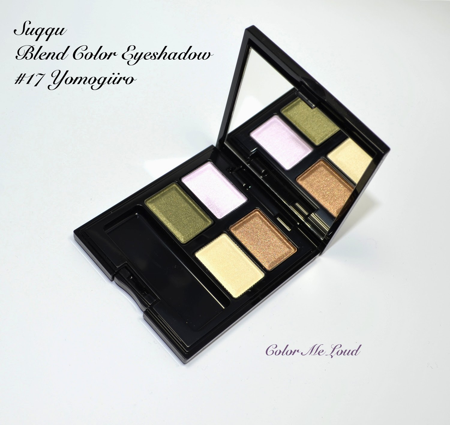 Suqqu Blend Color Eyeshadow #17 Yomogiiro for Spring 2014, FOTD, Swatch & Review