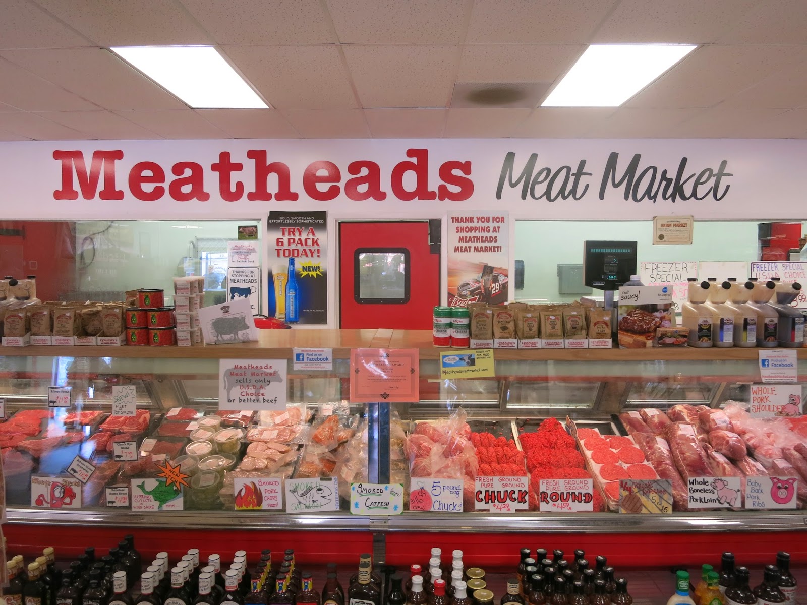 Smokin' Chokin' and Chowing with the King Meatheads Meat Market