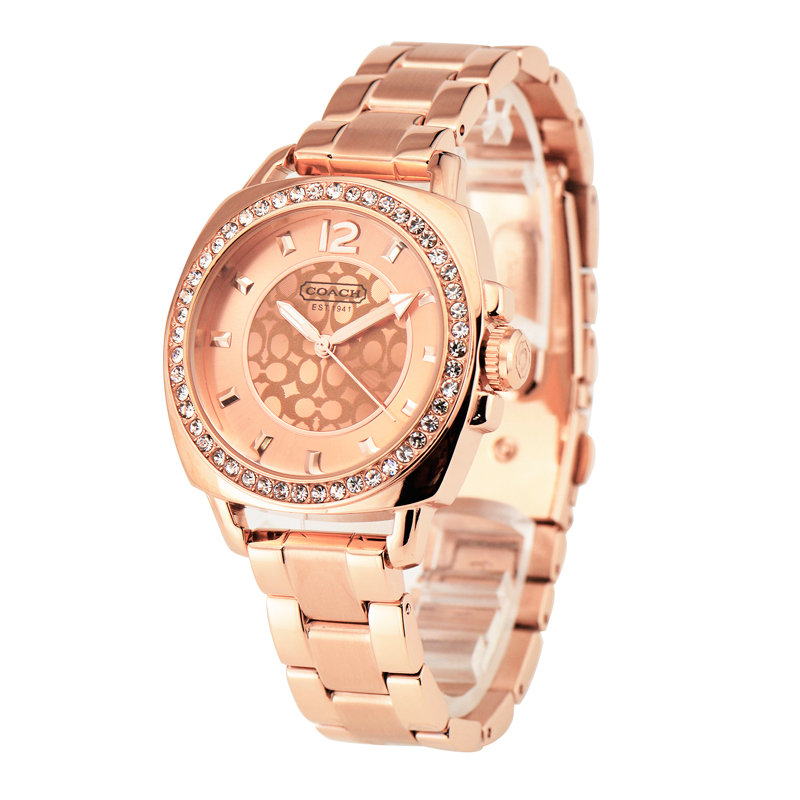 B e e B a a C L O S E T Coach 14501071 Rose Gold Ladies Watch