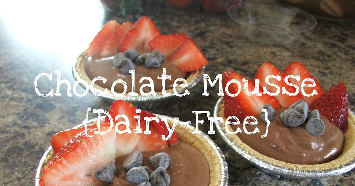 Living the Allergic Life Chocolate Mousse {DairyFree, Vegan}
