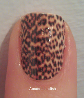 Nail Rock Wraps: Leopard