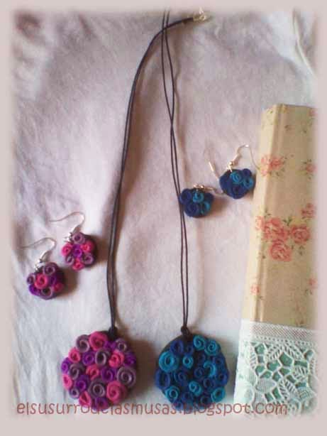 Collar y pendientes