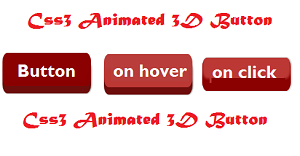 animated css3 button animated 3d css3 button
