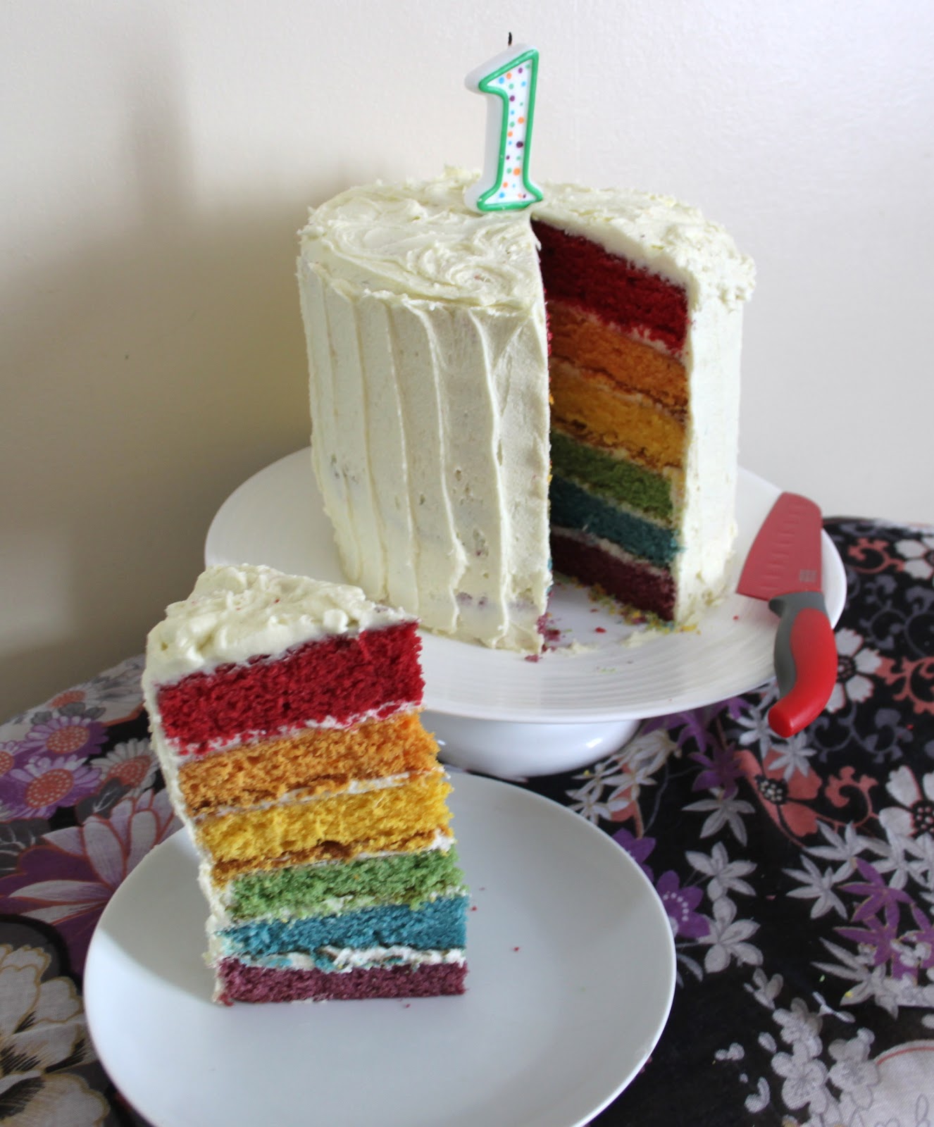 Corner Cottage Bakery Rainbow Cake