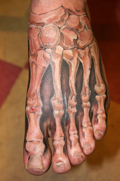 Hand Skeleton Tattoo