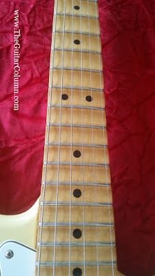Fender Japan scalloped fingerboard