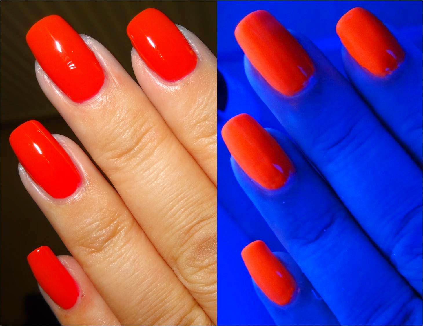7. Fluorescent Red Nail Polish - wide 10