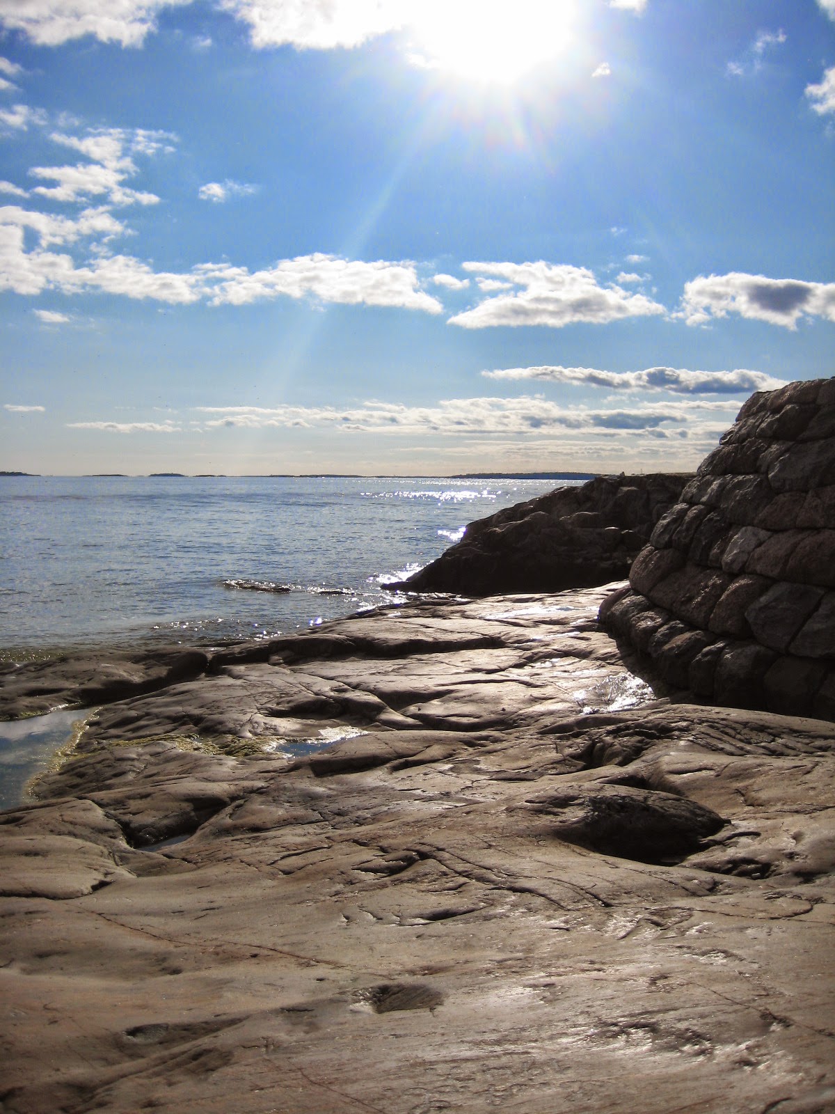 Suomenlinna meri sea kallio