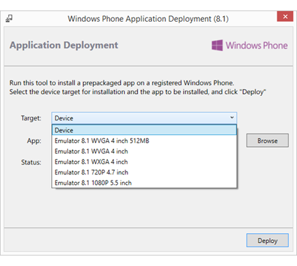 application deployment 8.1 скачать для windows 10