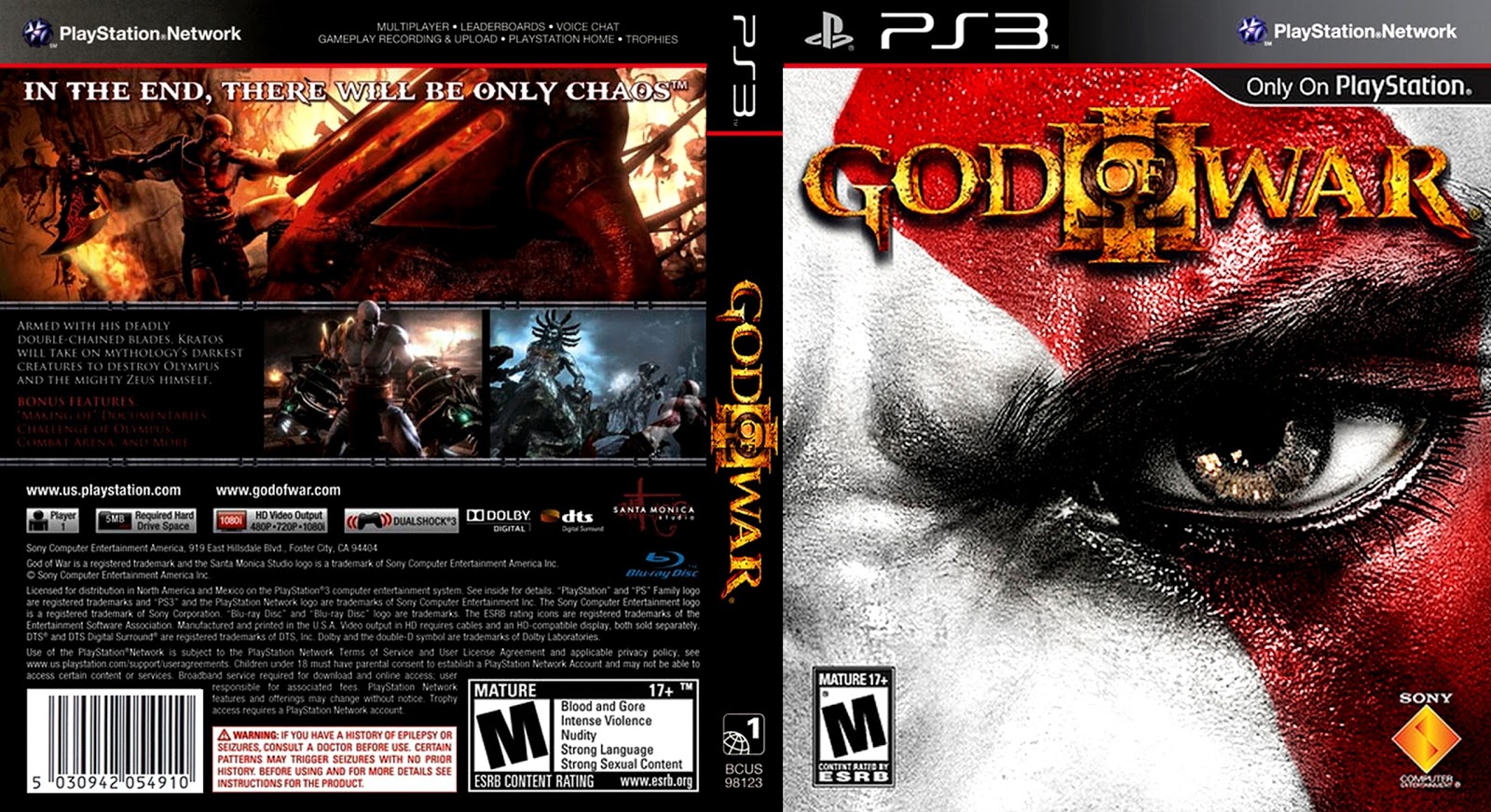 Jogo God of War III (Capa Reimpressa) - PS3 - Loja Sport Games