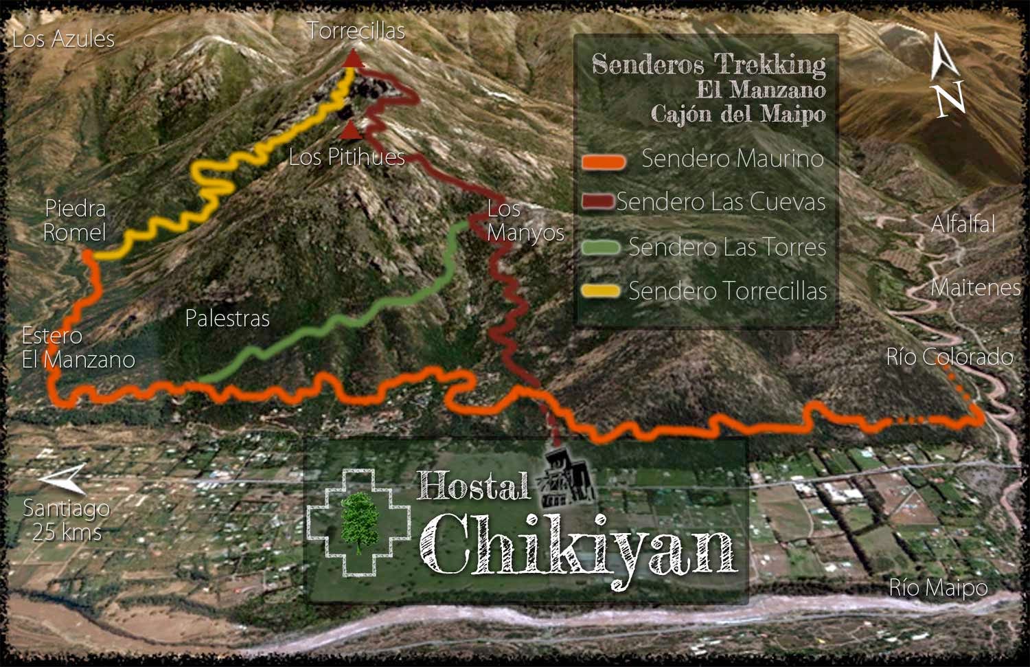 cajon nativo chikiyan hostal caj 243 n del maipo caminatas por bosque cajon nativo chikiyan hostal caj 243 n del maipo caminatas por bosque