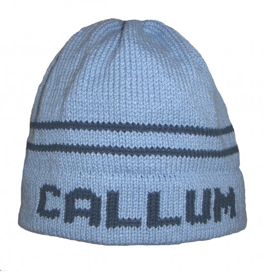 personalized knit hat baby