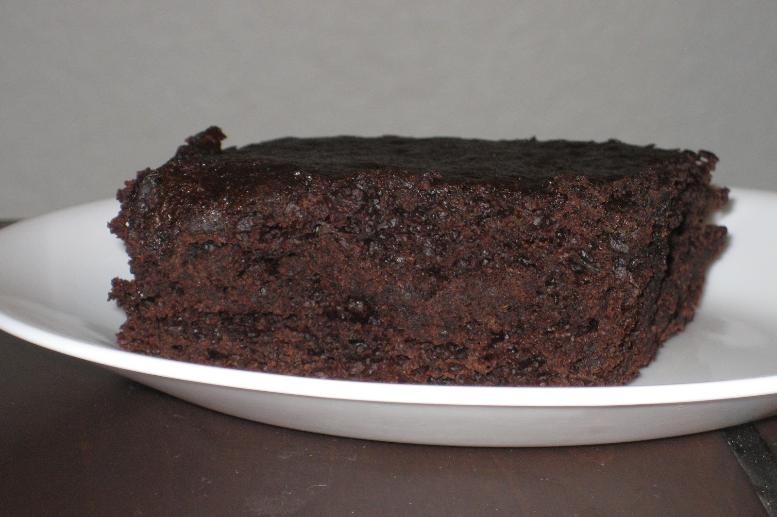 Baking in Arizona Baking LowFat Brownies with Zucchini, Applesauce