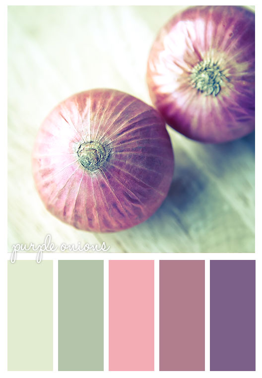 Purple Onions Gold On The Ceiling