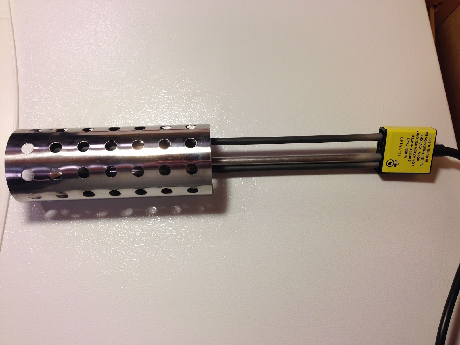 Hands On Review 1000 Watt Heat Stick with Temp Trial Homebrew Finds