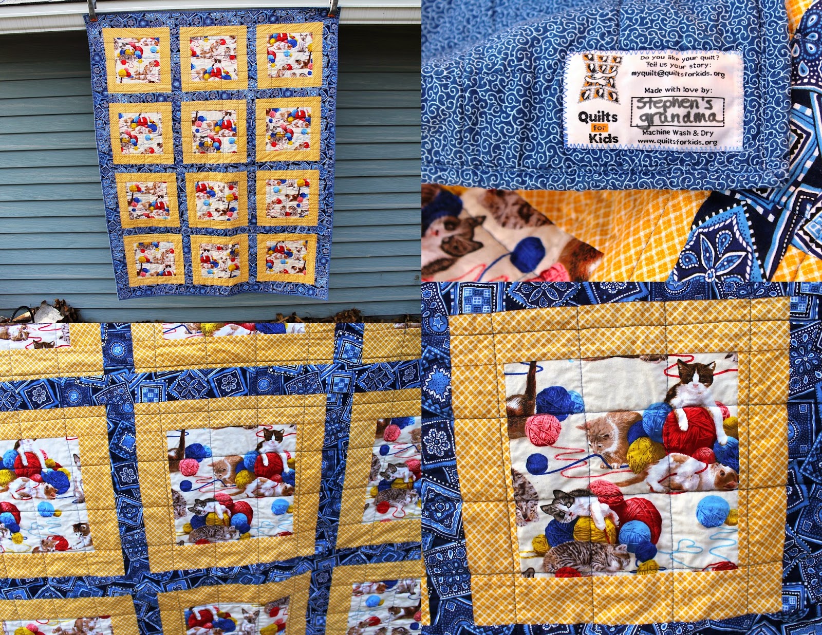 SunShine Sews... Quilts for Kids Kitties Quilt