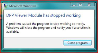DPP Viewer Module stopped working DPP Viewer Module stopped working
