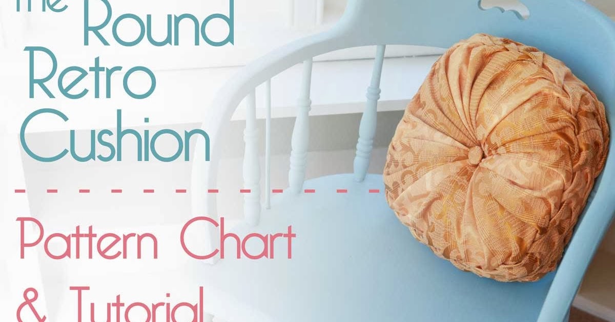 The Round Retro Cushion Pattern Chart & Tutorial Jennifer Lauren