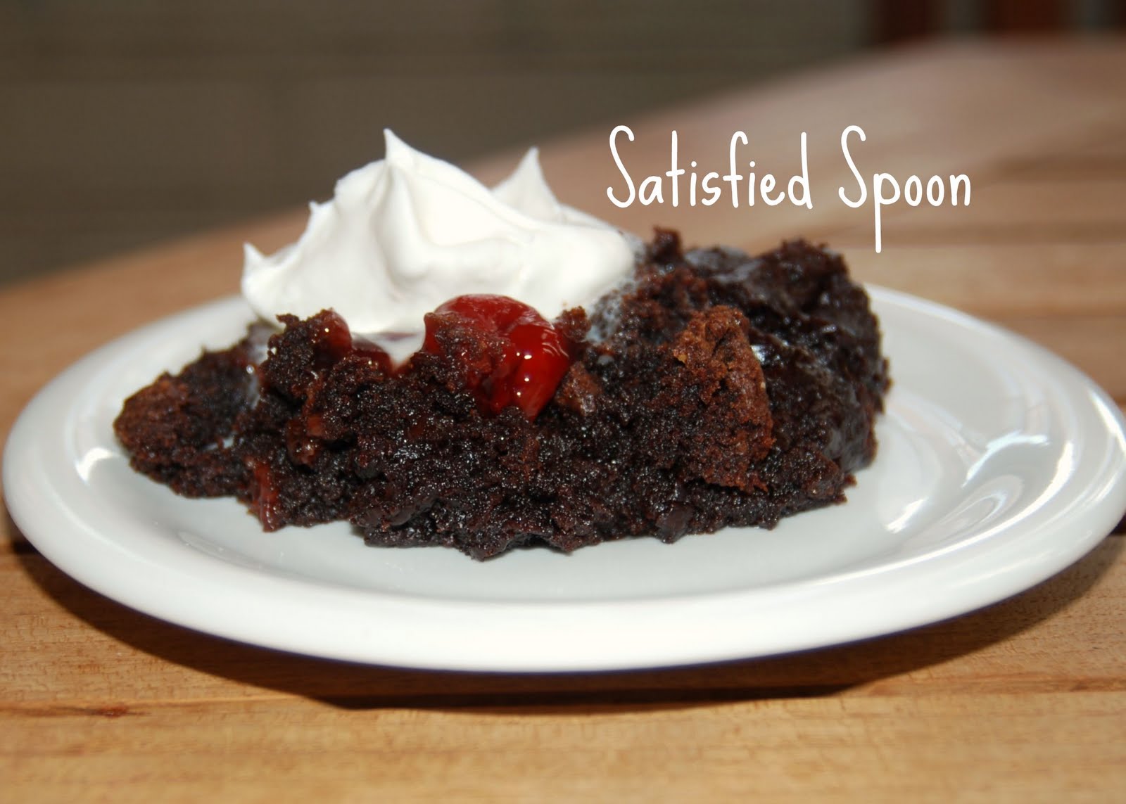 Cursive T Chocolate Covered Cherry Cobbler Crock