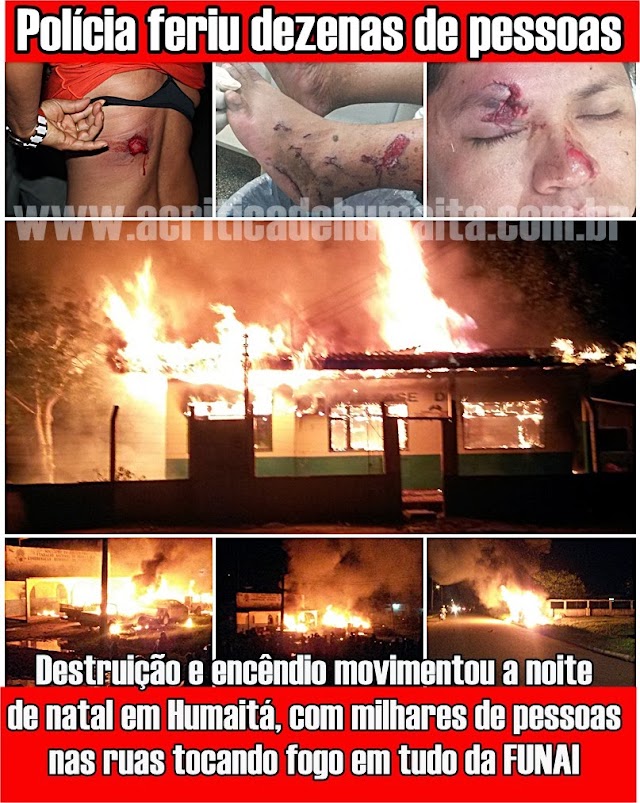 População queima prédios em Humaitá em protesto por desaparecimento de três pessoas