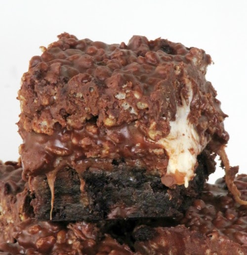 Once Upon A Chocolate Life Rolo Marshmallow Peanut Butter Brownies