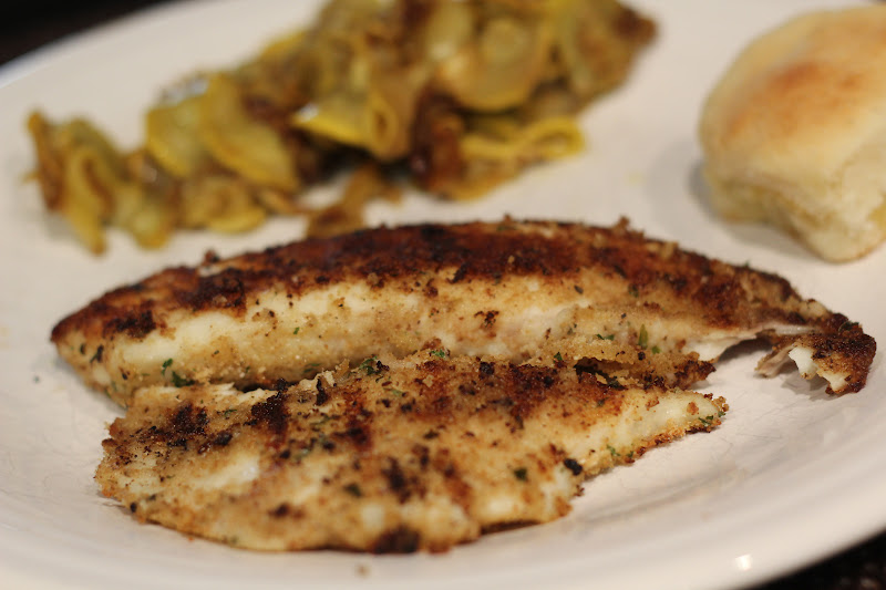 embellishments: Pan -"Grilled" Fish