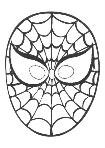 Desenho Homem Aranha sem Máscara - Desenho para Colorir