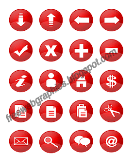 red icons red icons set