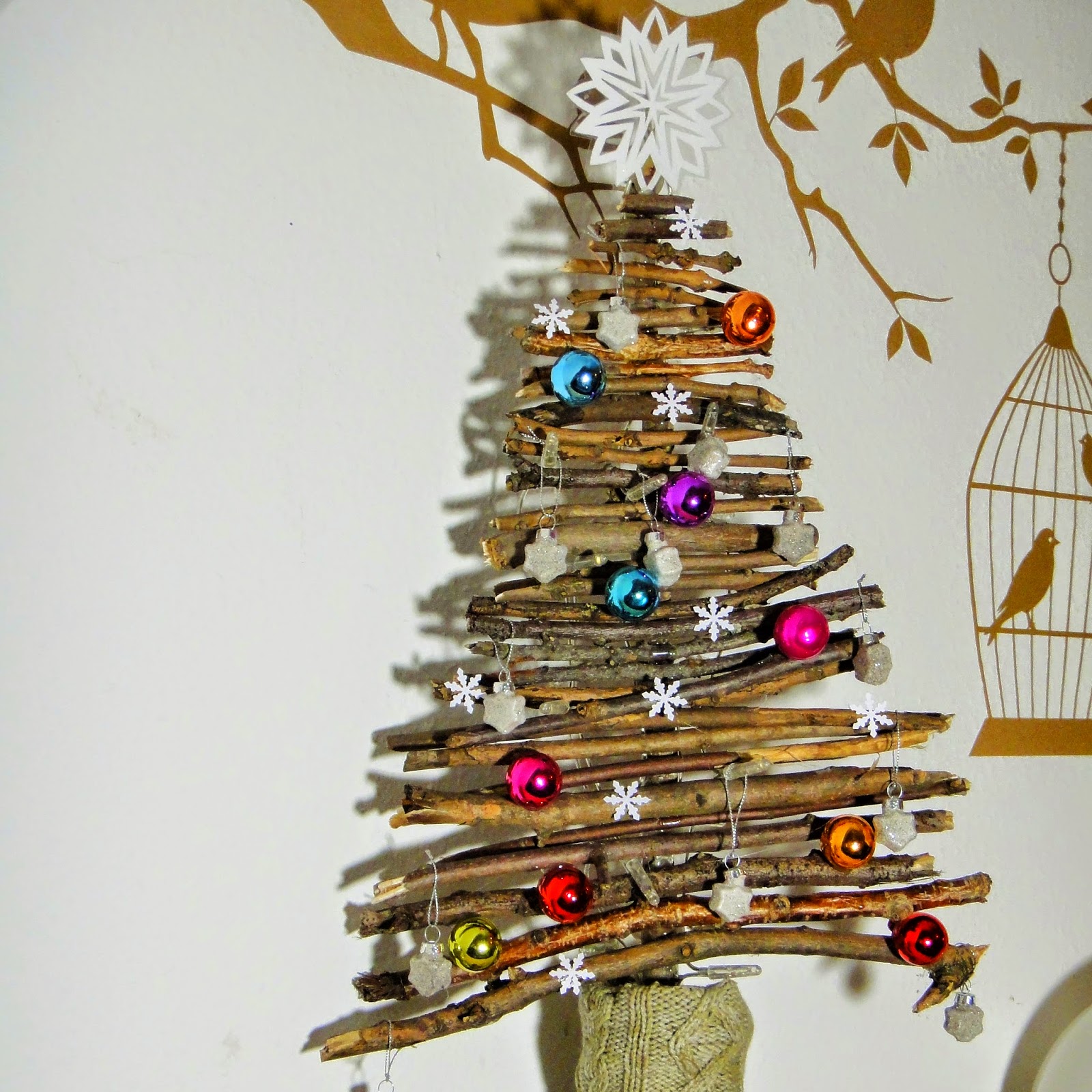 Ines Felix Kreatives zum Nachmachen Weihnachtsbaum aus Ästen