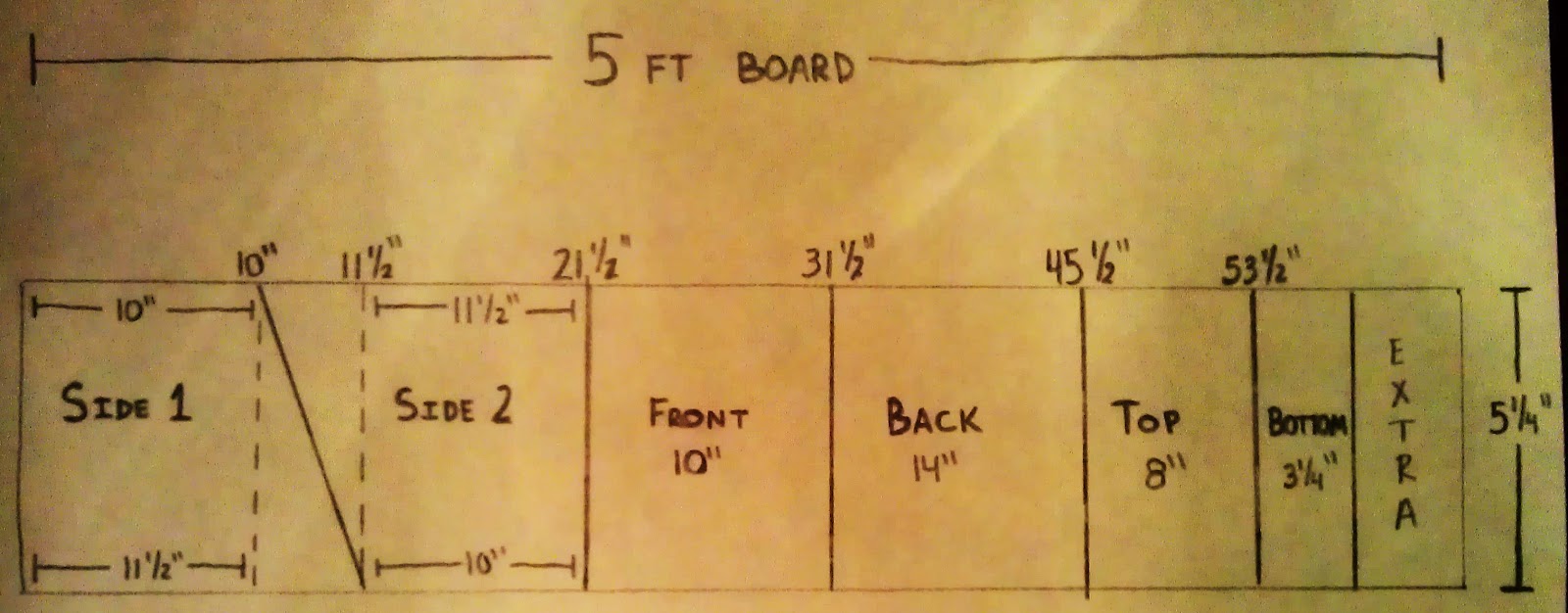 bluebird measurements diy