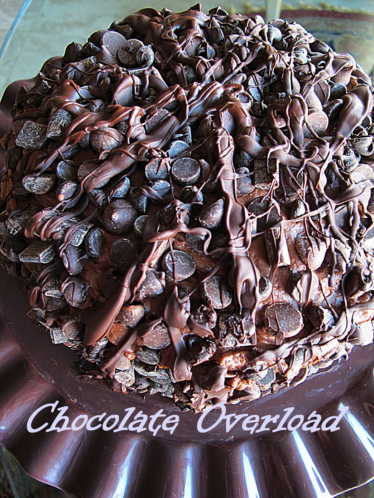 Chocolate Overload Cake - Purple Chocolat Home