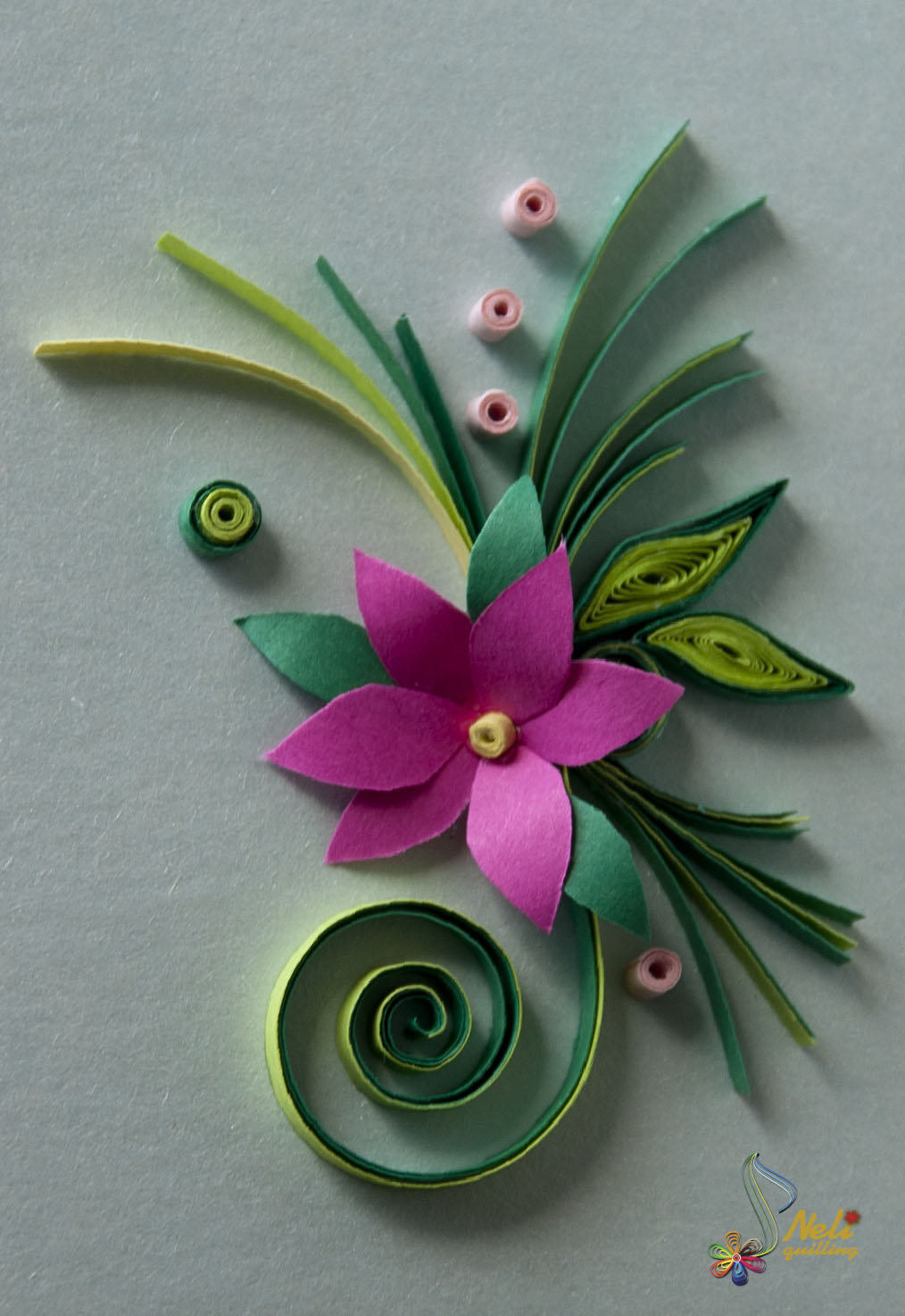 Neli Quilling Art Quilling small cardsflowers