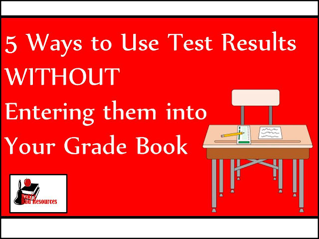 Five ways to use tests without entering them into your grade book - Use your assessments to drive your instruction. Ideas from Heidi Raki of Raki's Rad Resources Five ways to use tests without entering them into your grade book - Use your assessments to drive your instruction. Ideas from Heidi Raki of Raki's Rad Resources