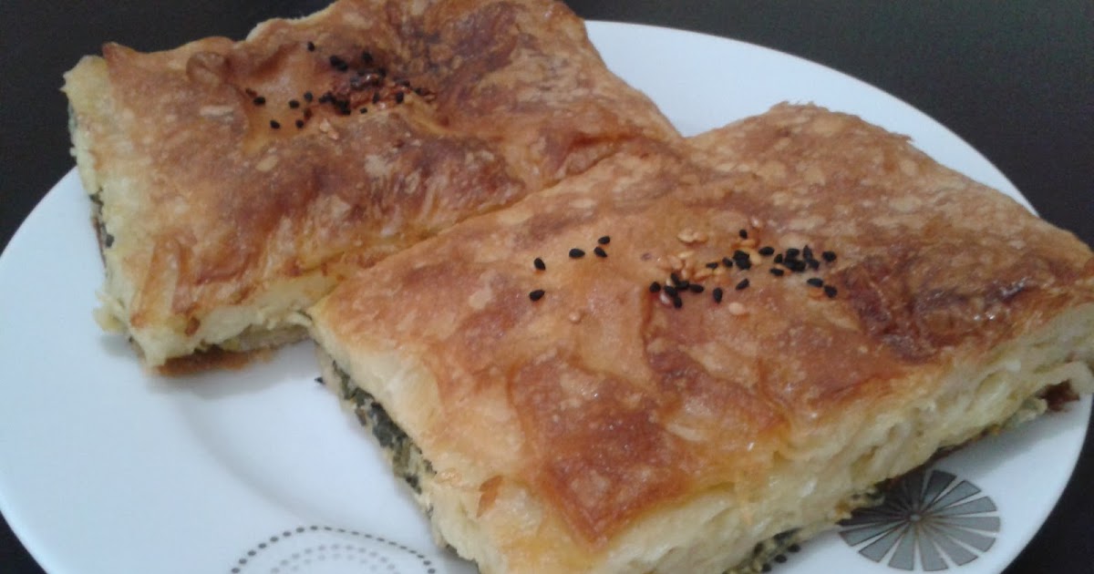 MUTFAĞIMDAN ESİNTİLER&hellip; MİLFÖYLÜ YUFKALI ISPANAKLI BÖREK