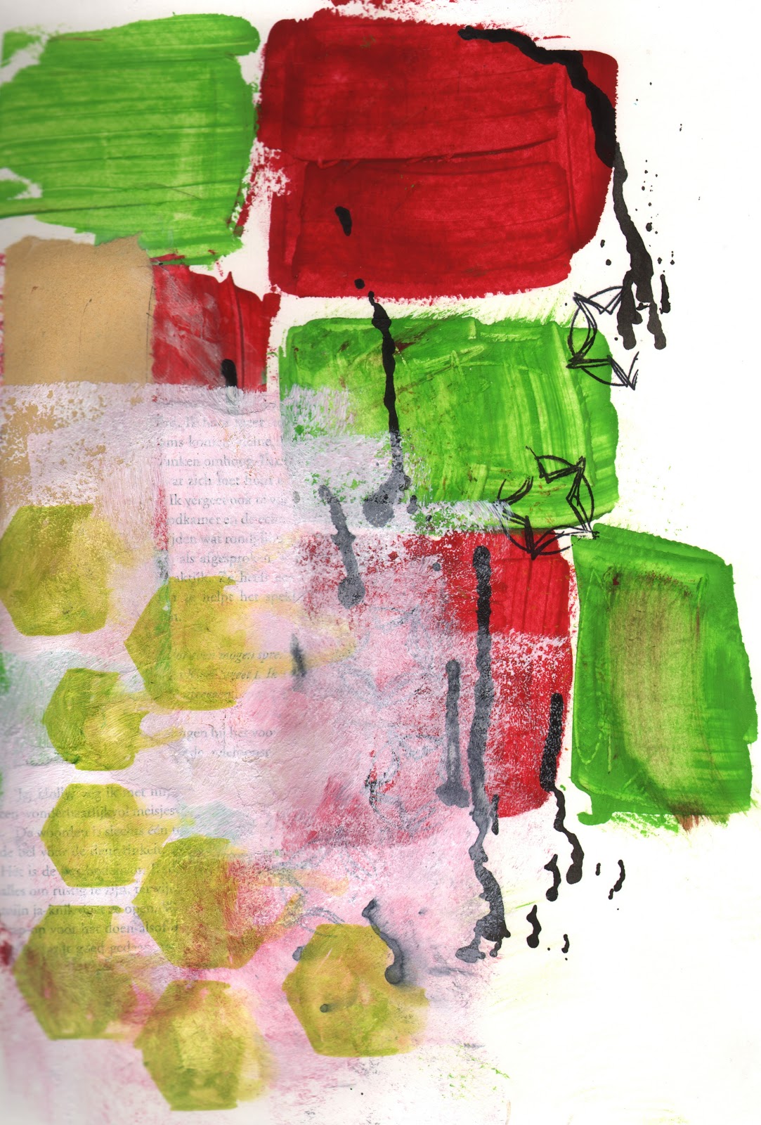 CreAnoes Art Journal Freedom challenge