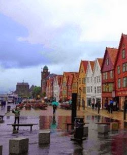 Visitar Bergen - Lluvia en Bergen Visitar Bergen - Lluvia en Bergen