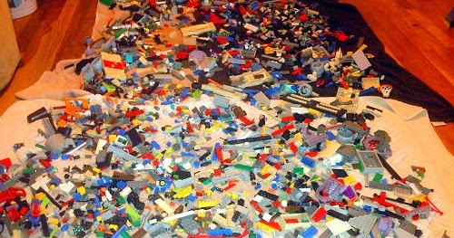 Ikea Lego Storage Container with Legos - baby & kid stuff - by owner -  household sale - craigslist