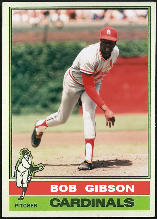 bob gibson baseball card