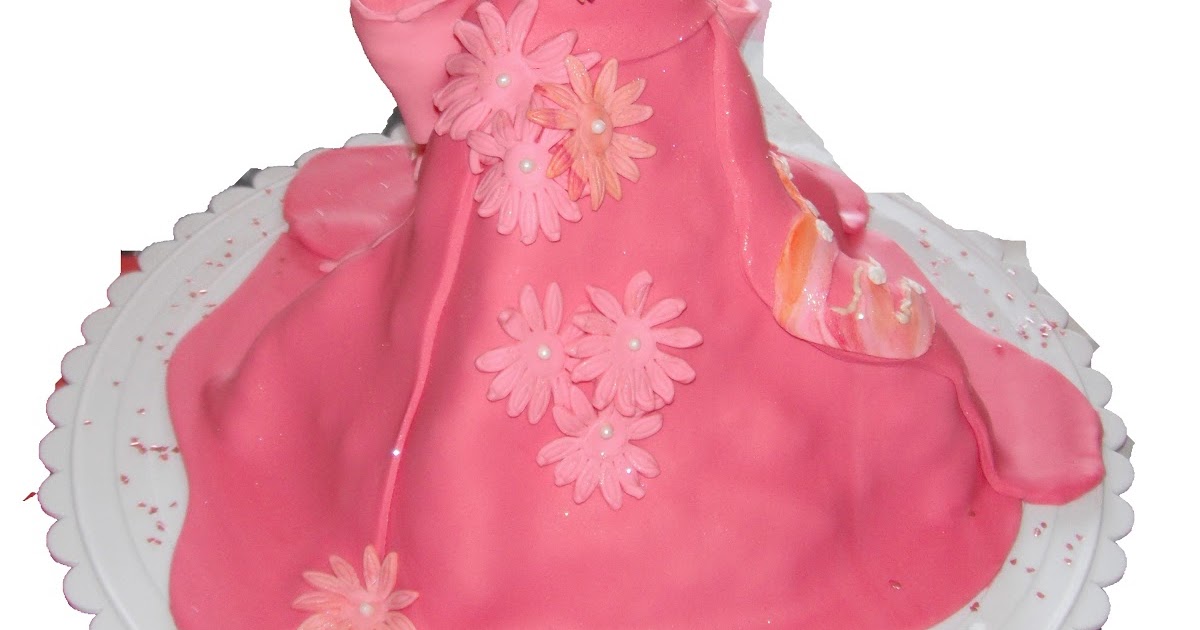 ¡HAZ TORTITAS MAMÁ!: TARTA BARBIE: BROWNIE DE CHOCOLATE Y FONDANT