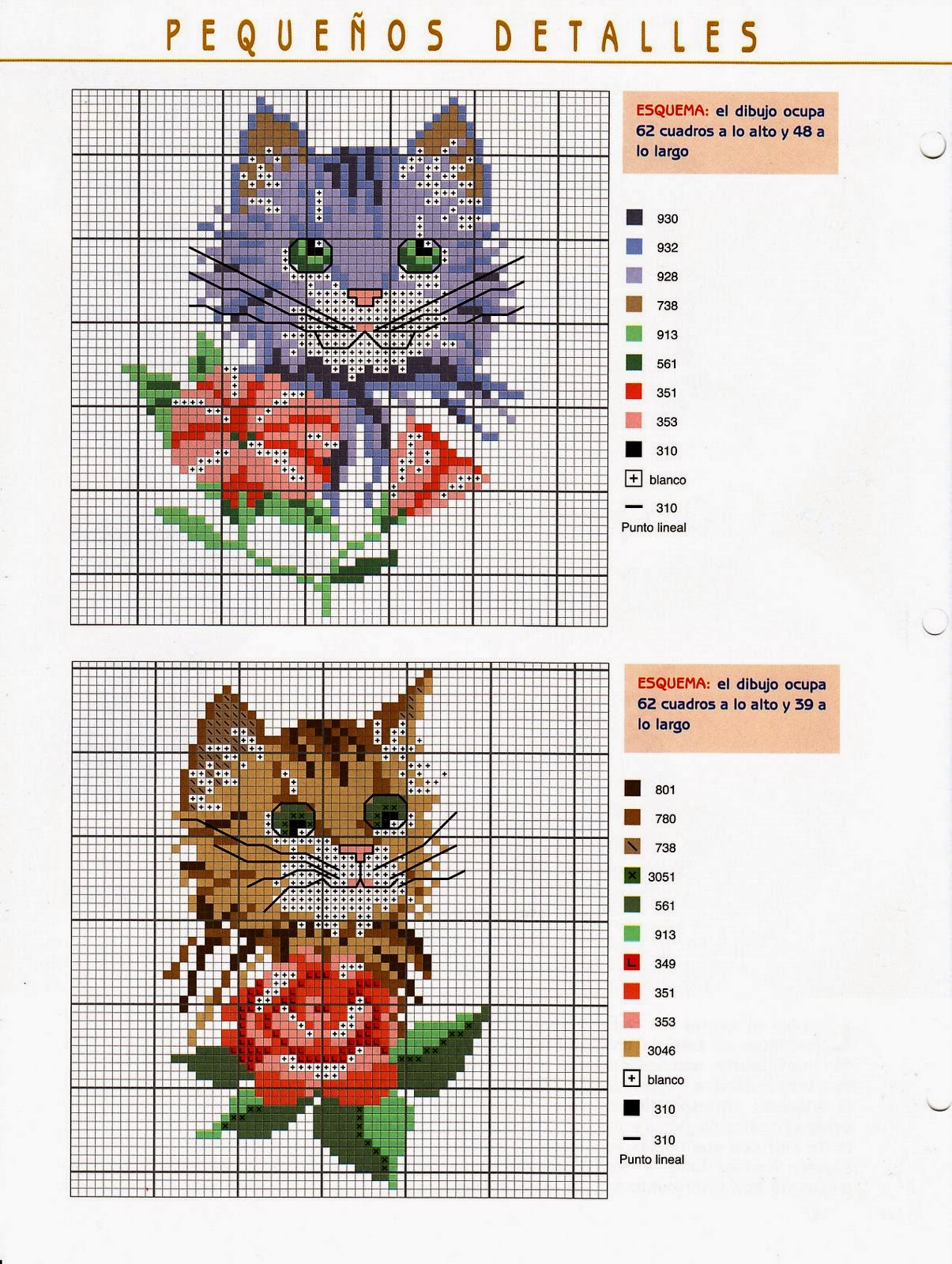 Moldes para hacer adornos de navidad 2016 Revista punto de cruz - Revistas de crochet y tejidos gratis