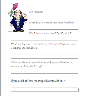 Classroom Freebies Too: Benjamin Franklin