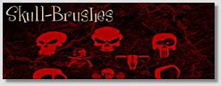 Composição imagem: Digital Vítima Skull brushes