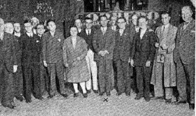 Foto de los ajedrecistas participantes en el Torneo Internacional de Ajedrez Barcelona 1929