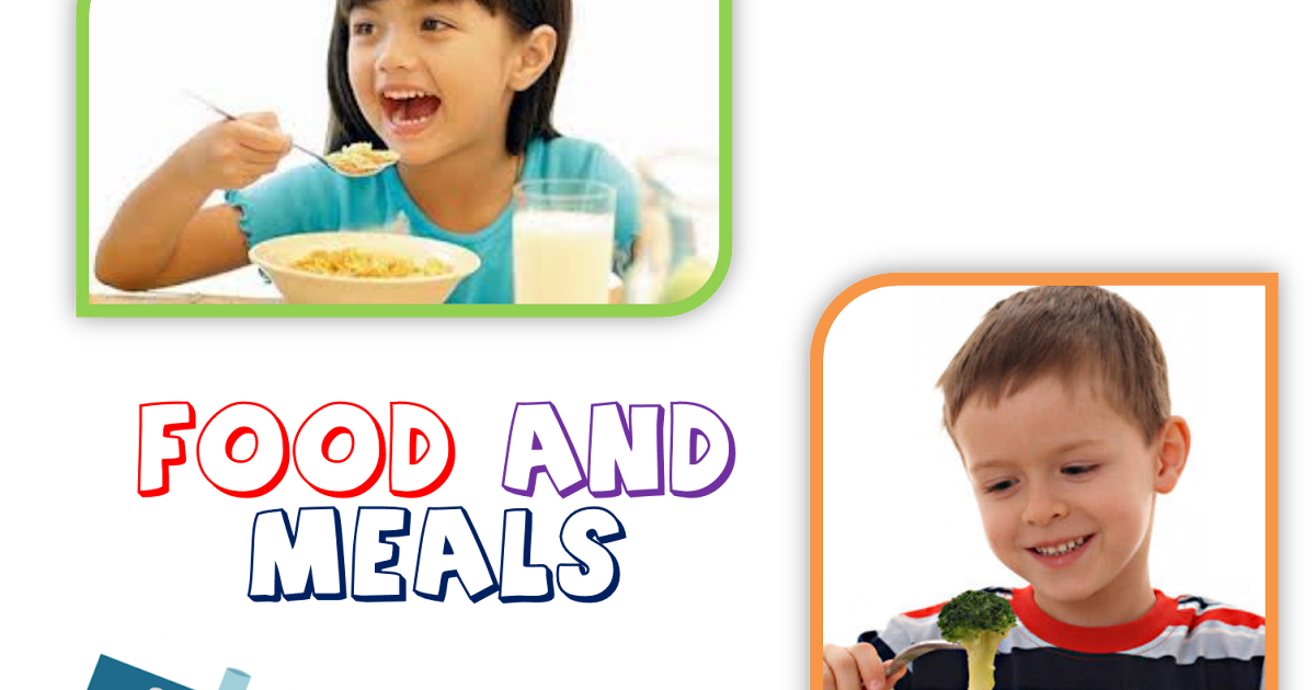 Educación Inicial para Todos Los Alimentos Food and Meals.