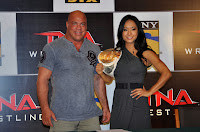 Gail Kim Press Conference for Sony Six & TNA Wrestling game
