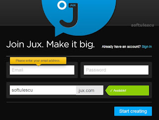 Jux.com inregistrare