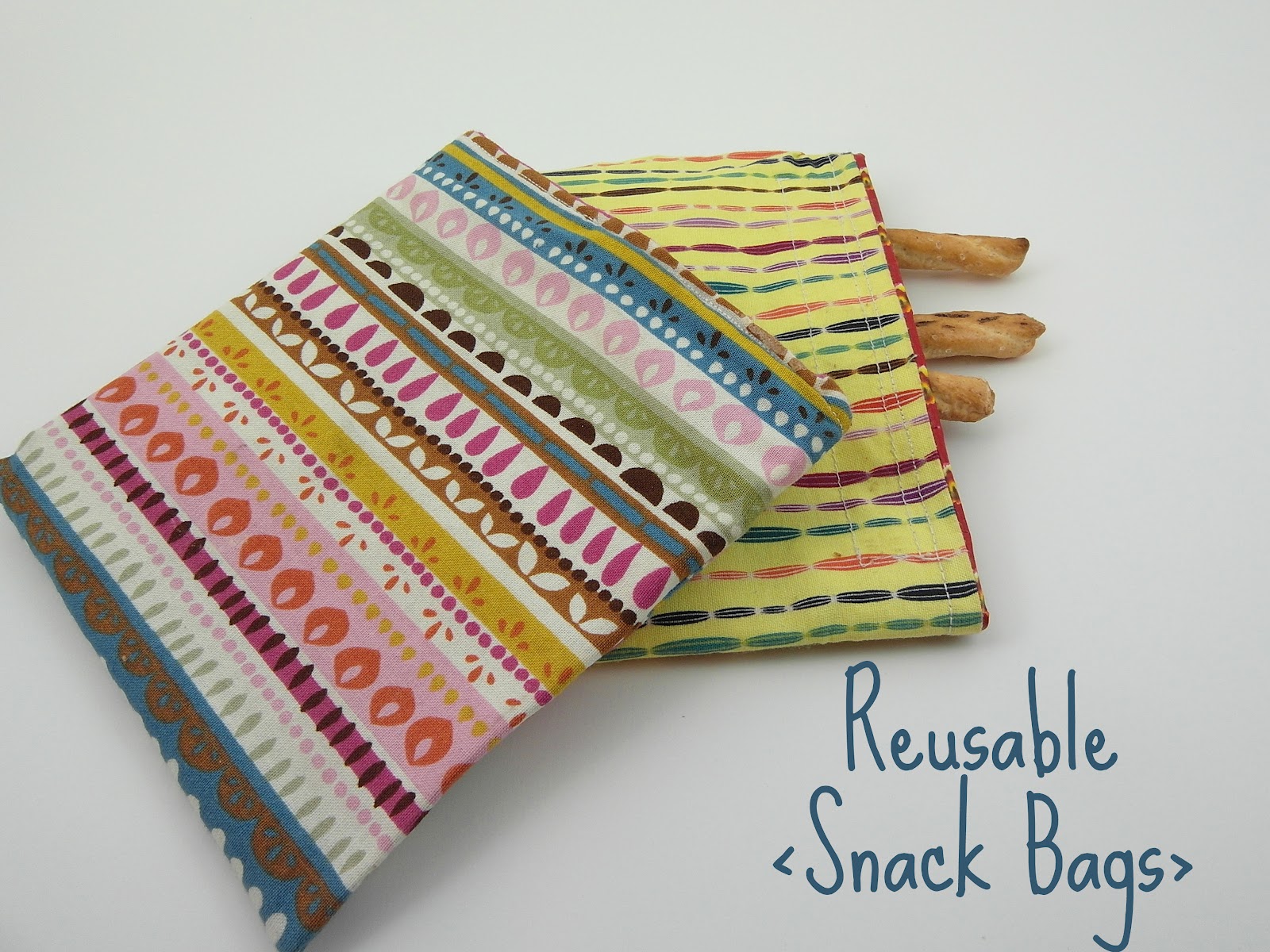 *UPDATE find my recent tutorial for Reusable Snack Bags HERE