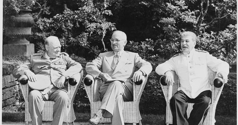 truman and stalin eats and west Some say stalin was because of his bad behaviour was the primary cause others say truman because he was convinced from the very beginning that stalin planned to take over countries base solely by the fact that there was communist parties present in them countries like france and italy are perfect examples of this. truman and stalin eats and west Some say stalin was because of his bad behaviour was the primary cause others say truman because he was convinced from the very beginning that stalin planned to take over countries base solely by the fact that there was communist parties present in them countries like france and italy are perfect examples of this.